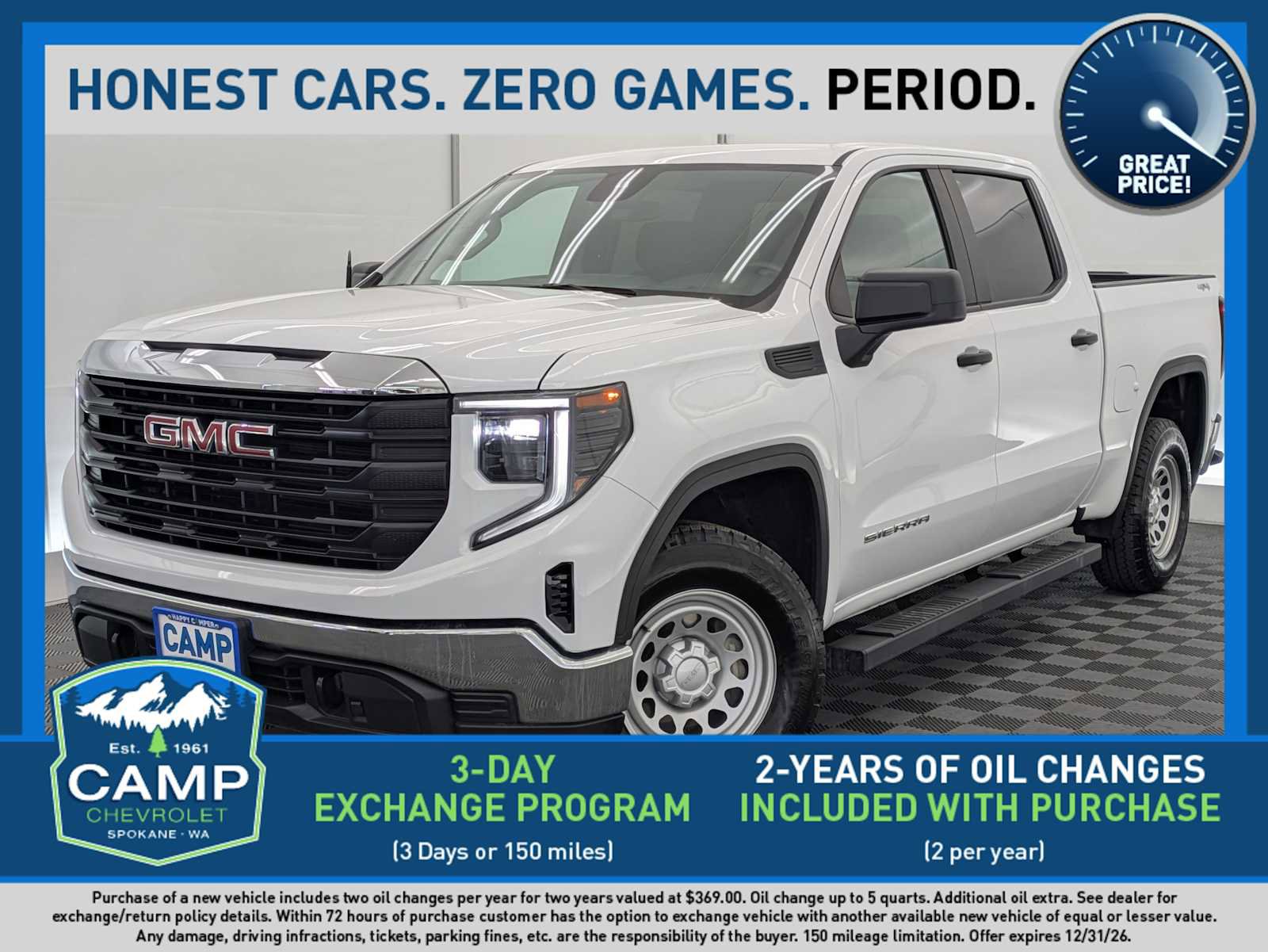 Used 2023 GMC Sierra 1500 Pro w/ Fleet Convenience Package
