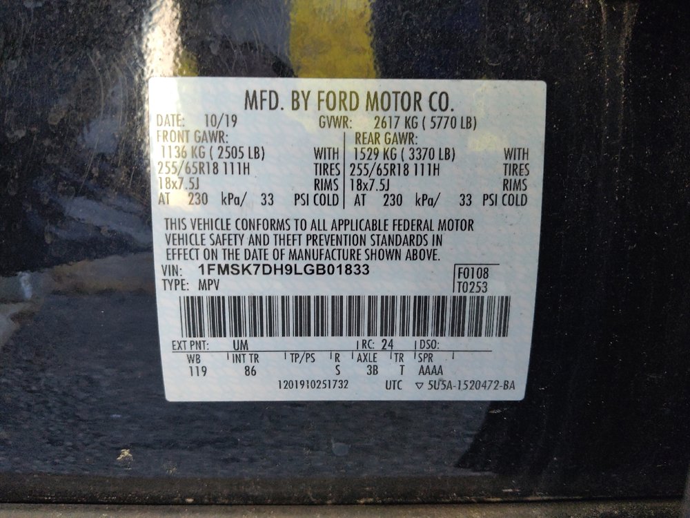 Used 2020 Ford Explorer XLT w/ Class III Trailer Tow Package image 33