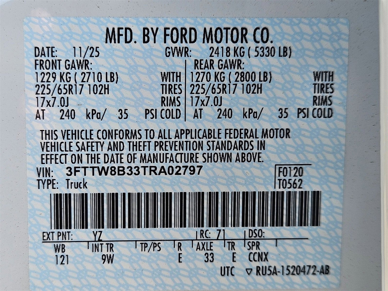 New 2026 Ford Maverick XL w/ Equipment Group 101A image 30