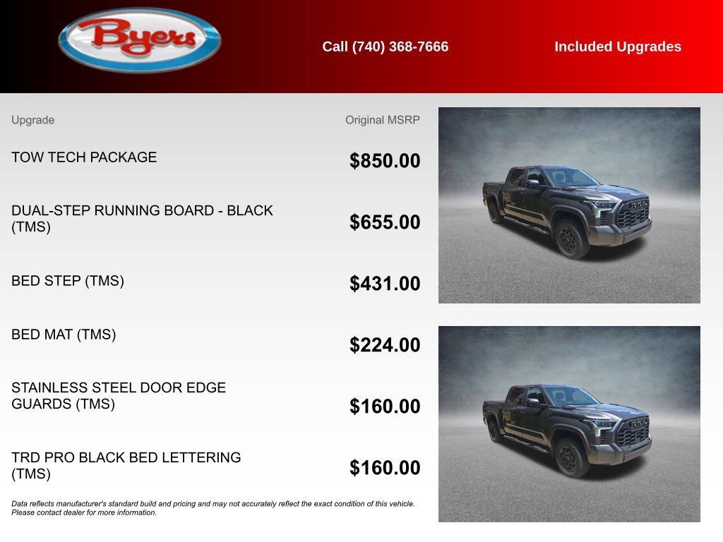 Used 2025 Toyota Tundra TRD Pro w/ Tow Tech Package AWD/4WD image 5