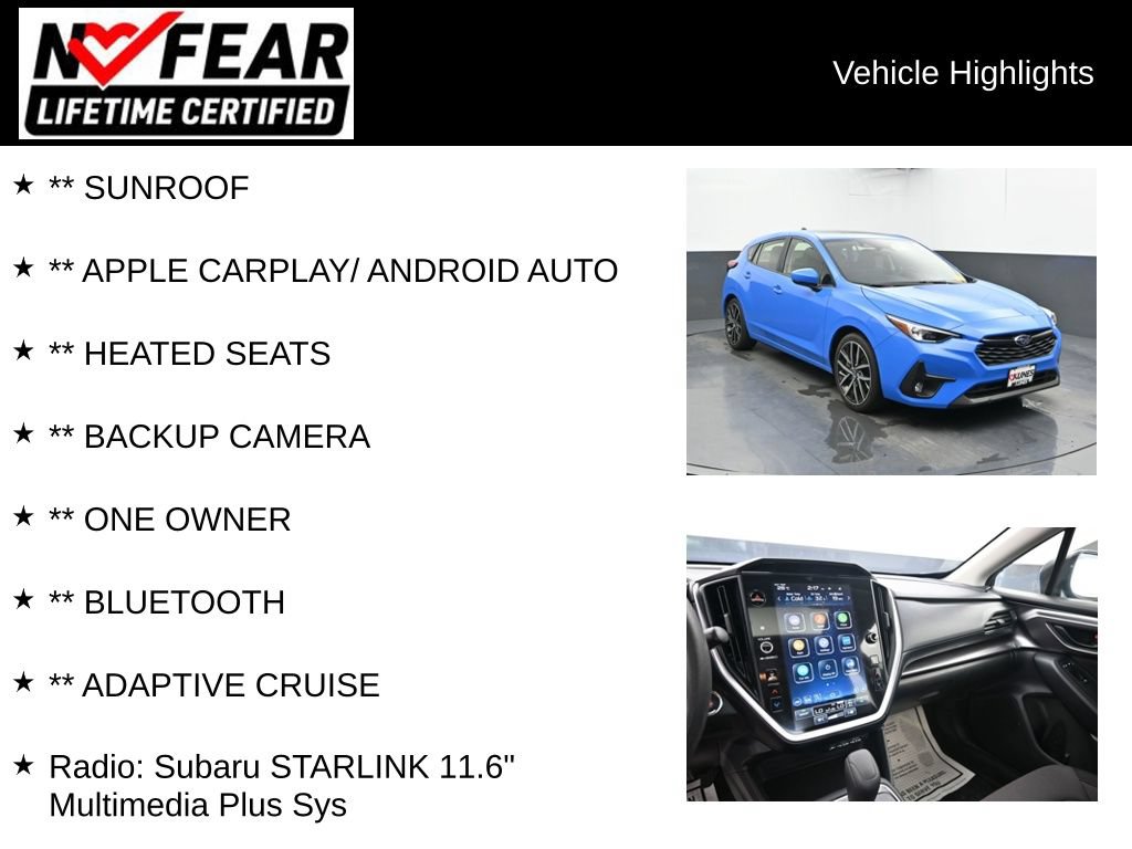 Used 2024 Subaru Impreza 2.0i Sport AWD/4WD image 2