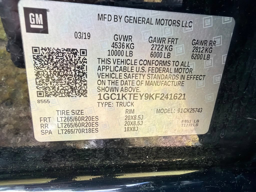 Used 2019 Chevrolet Silverado 2500 LTZ w/ Duramax Plus Package AWD/4WD image 23