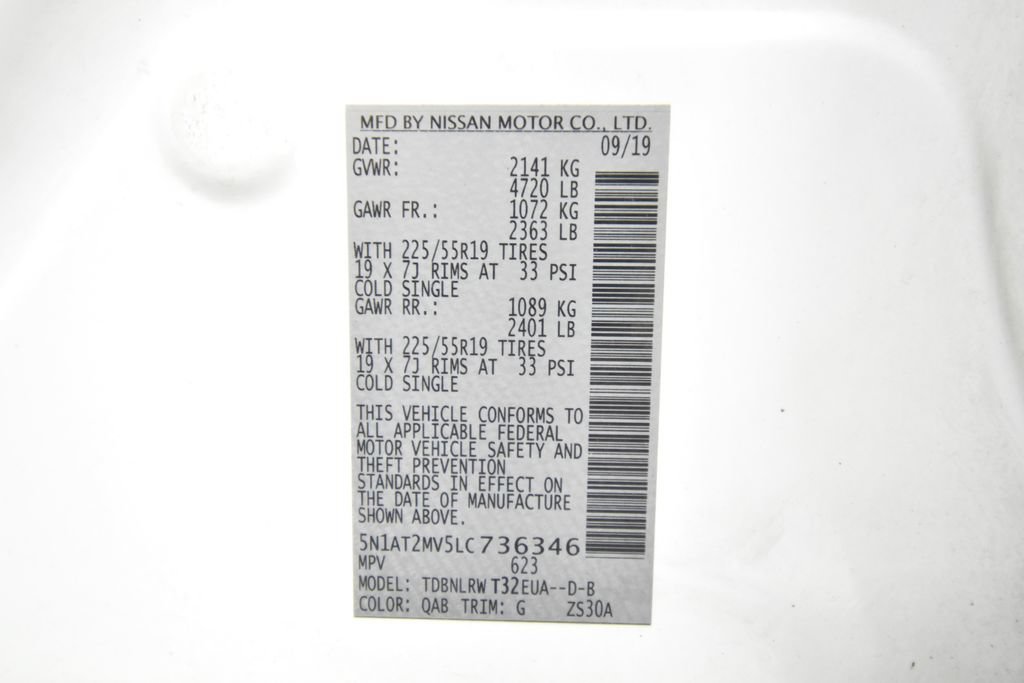 Used 2020 Nissan Rogue SL AWD/4WD image 30