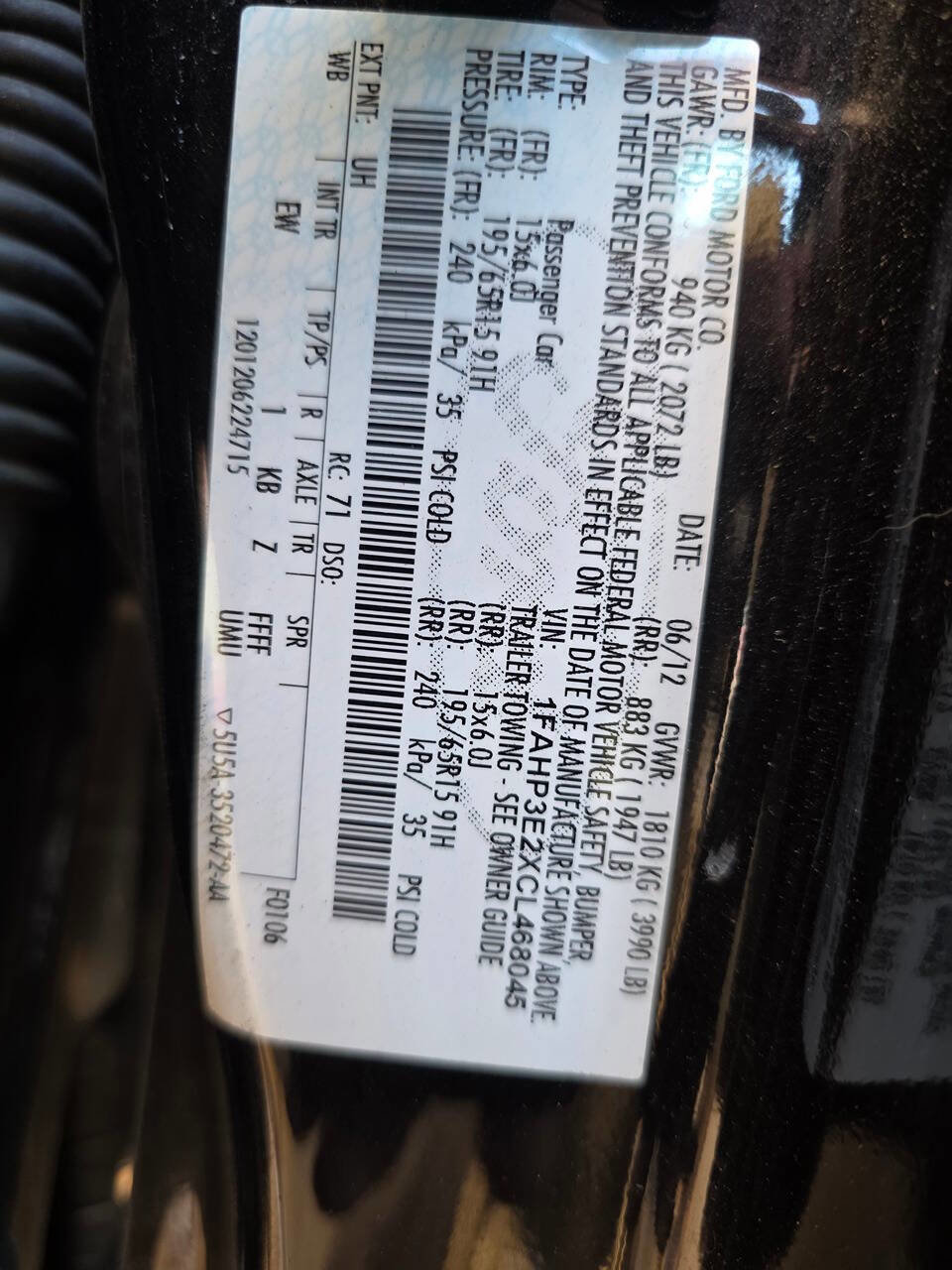 Used 2012 Ford Focus S FWD image 33