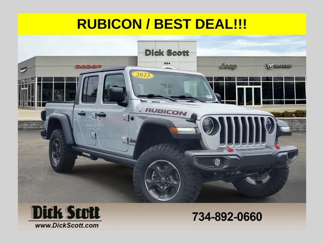 Used 2023 Jeep Gladiator Rubicon w/ LED Lighting Group AWD/4WD image 1