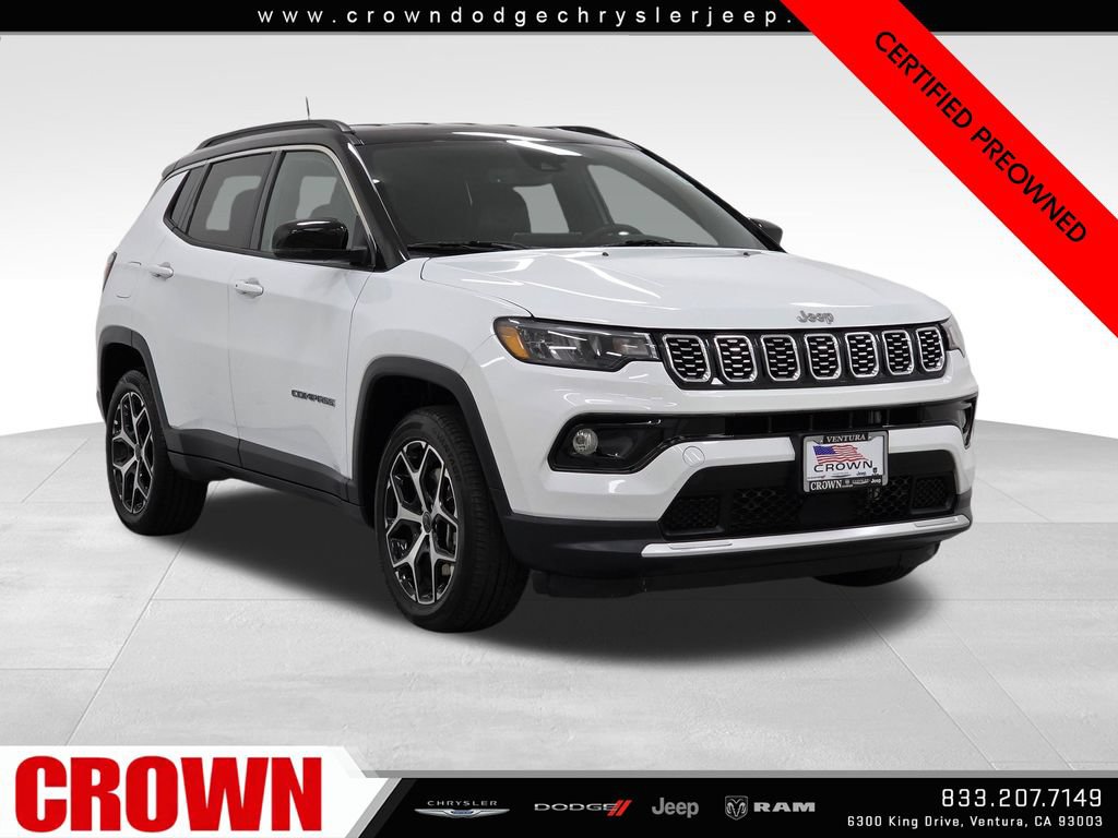 Certified 2025 Jeep Compass Limited AWD/4WD image 1