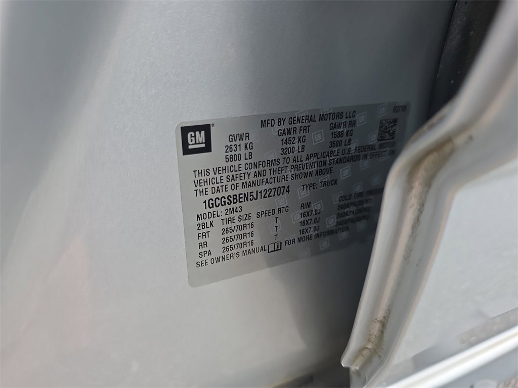 Used 2018 Chevrolet Colorado W/T w/ WT Convenience Package image 39