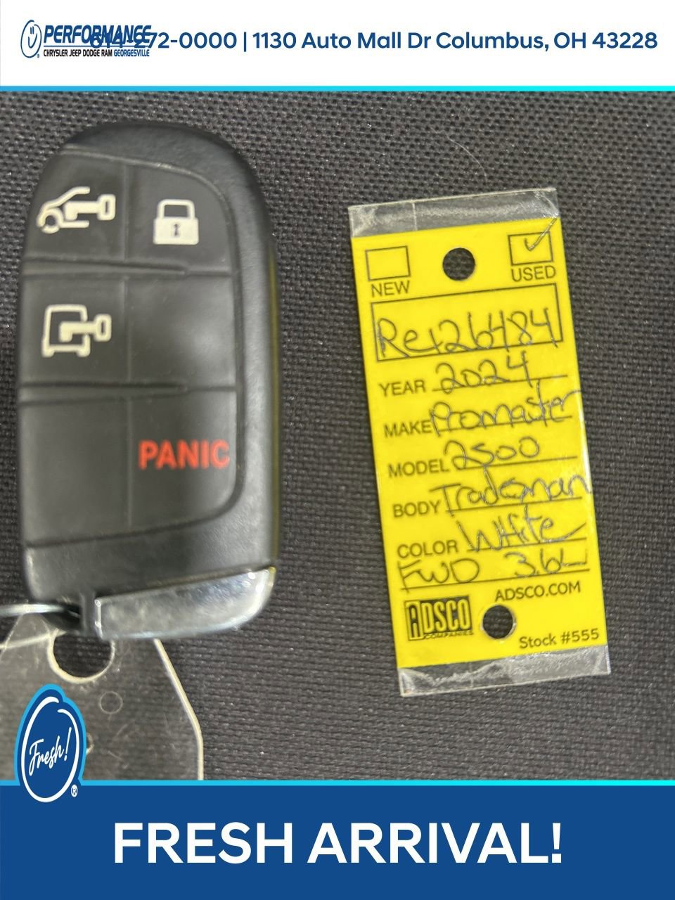 Used 2024 RAM ProMaster 2500 w/ Convenience Group FWD image 26