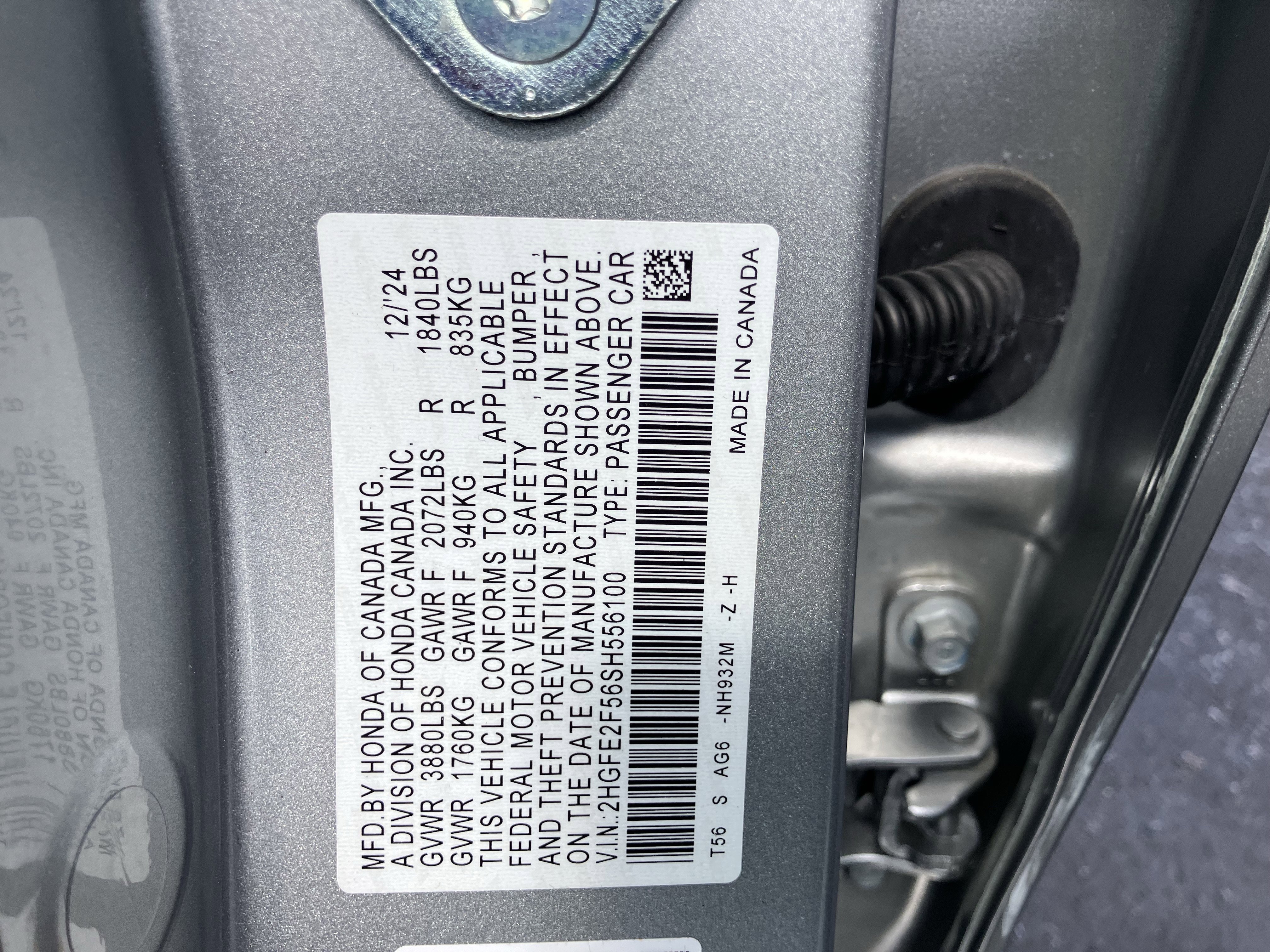 Certified 2025 Honda Civic Sport image 36