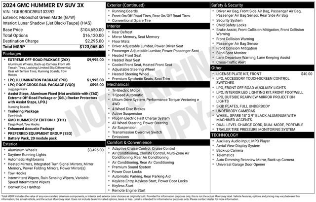 Certified 2024 GMC Hummer EV 3X w/ Extreme Off-Road Package image 28