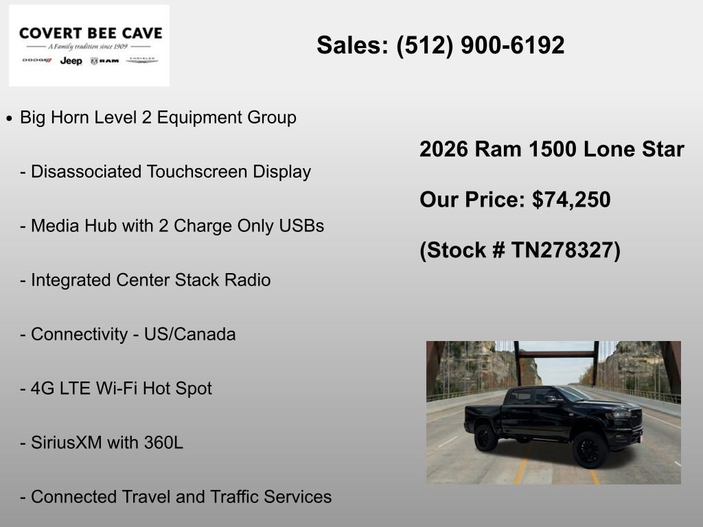 New 2026 RAM 1500 Lone Star AWD/4WD image 36