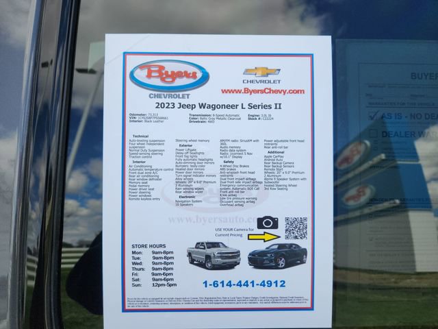 Used 2023 Jeep Wagoneer L Series II image 13
