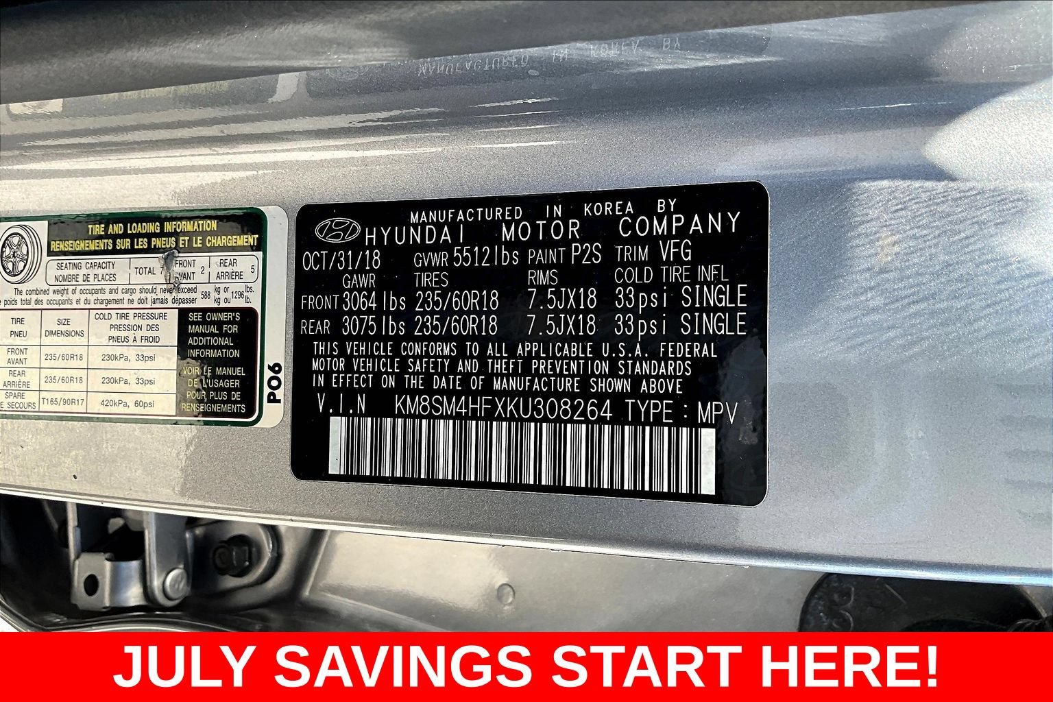 Used 2019 Hyundai Santa Fe XL SE FWD image 25