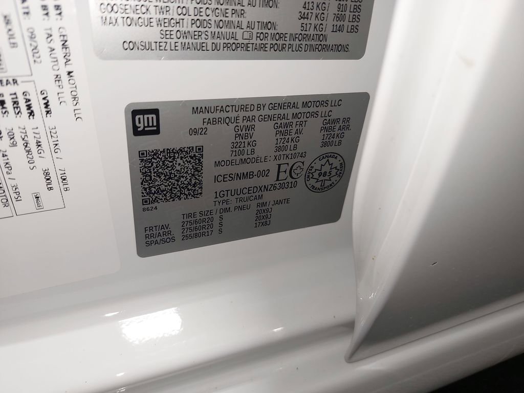 Used 2022 GMC Sierra 1500 Elevation image 35