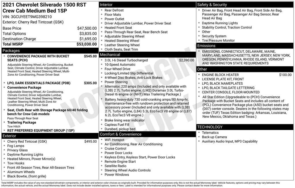 Used 2021 Chevrolet Silverado 1500 RST image 31