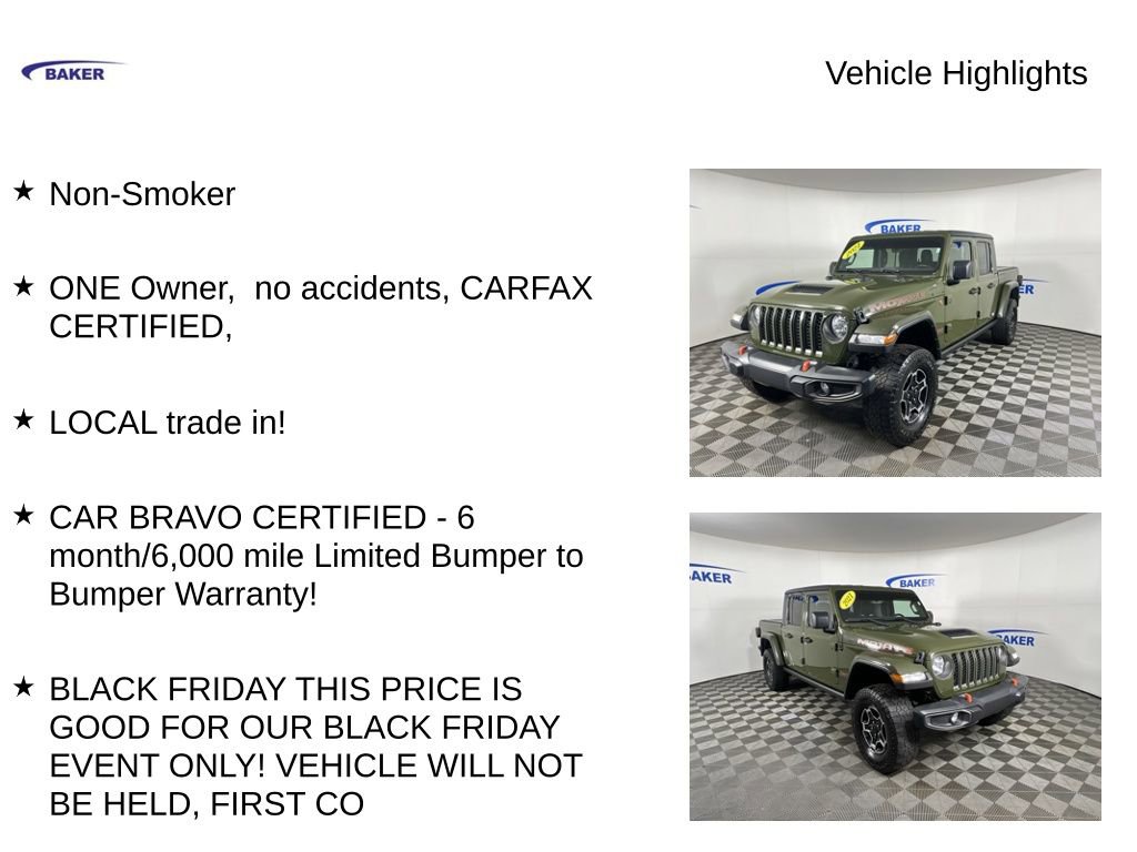 Used 2021 Jeep Gladiator Mojave image 4