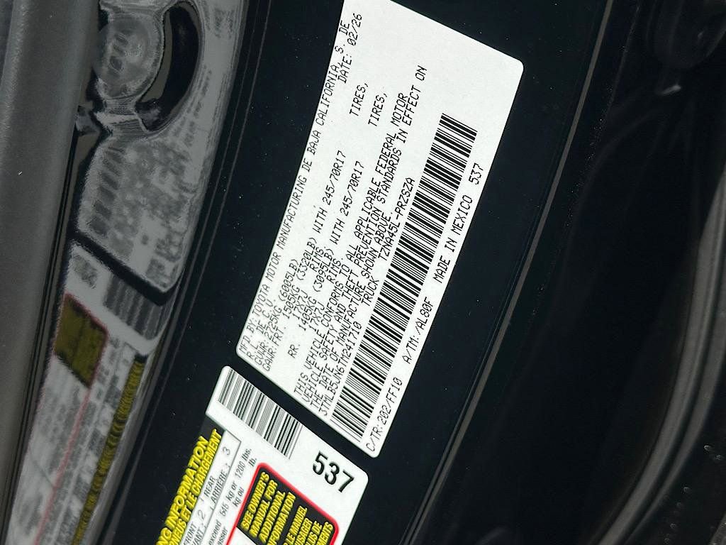 New 2026 Toyota Tacoma SR5 image 14