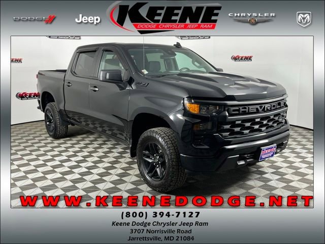 Used 2022 Chevrolet Silverado 1500 Custom Trail Boss w/ Midnight Edition AWD/4WD video 1