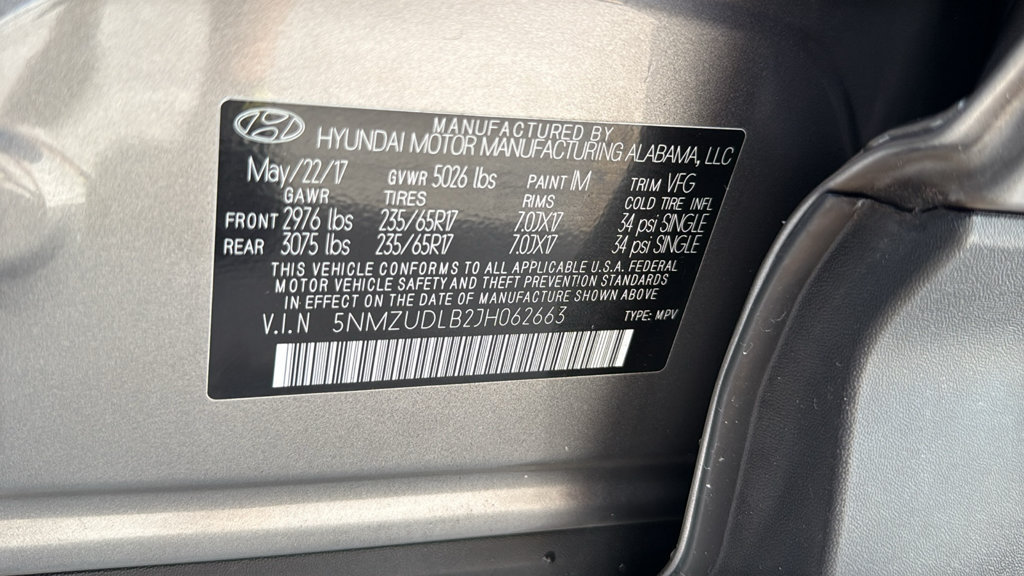 Used 2018 Hyundai Santa Fe Sport w/ 2.4L Value Package 02 AWD/4WD image 43