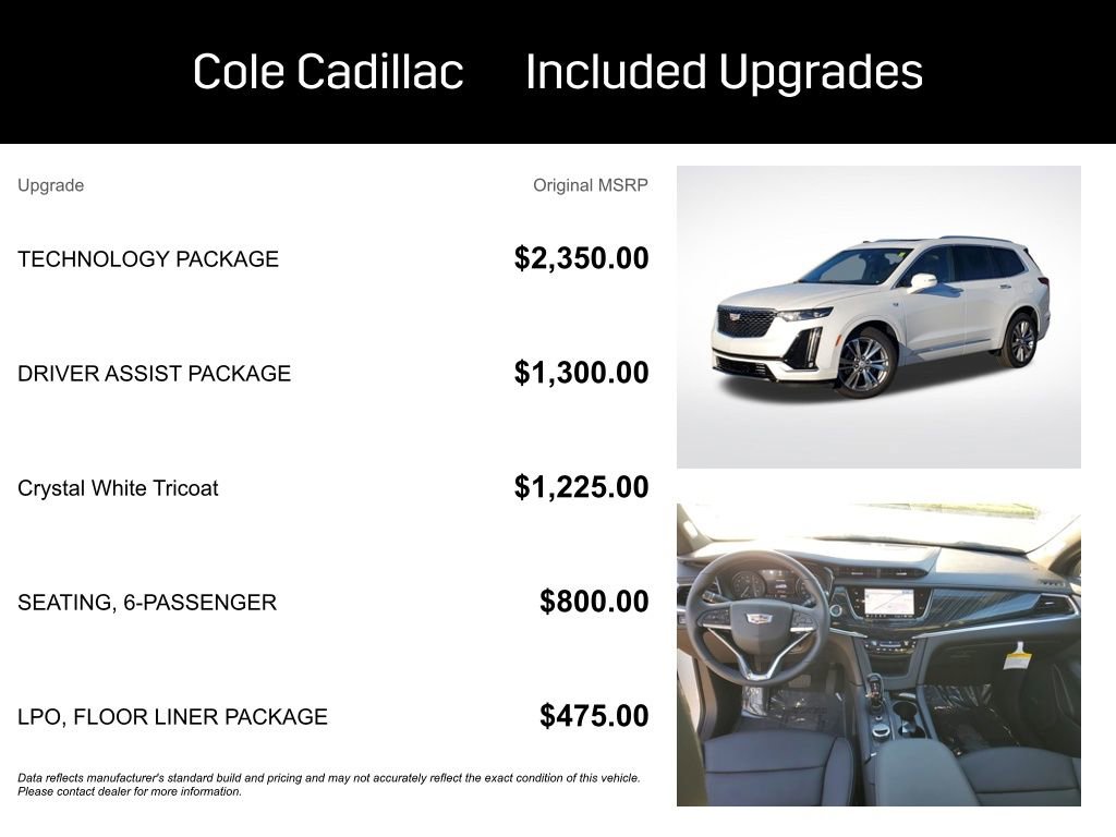 New 2025 Cadillac XT6 Premium Luxury w/ Technology Package image 3