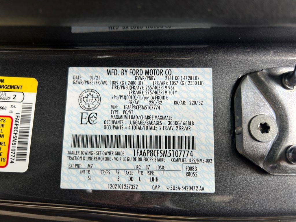 Used 2021 Ford Mustang GT Premium w/ GT Performance Package RWD image 36