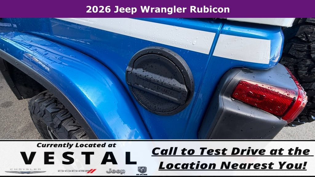 New 2026 Jeep Wrangler Unlimited Rubicon w/ Whitecap Package AWD/4WD image 28