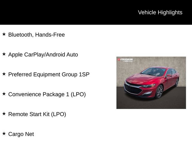 Used 2022 Chevrolet Malibu RS w/ LPO, Convenience Package 1 FWD video 2