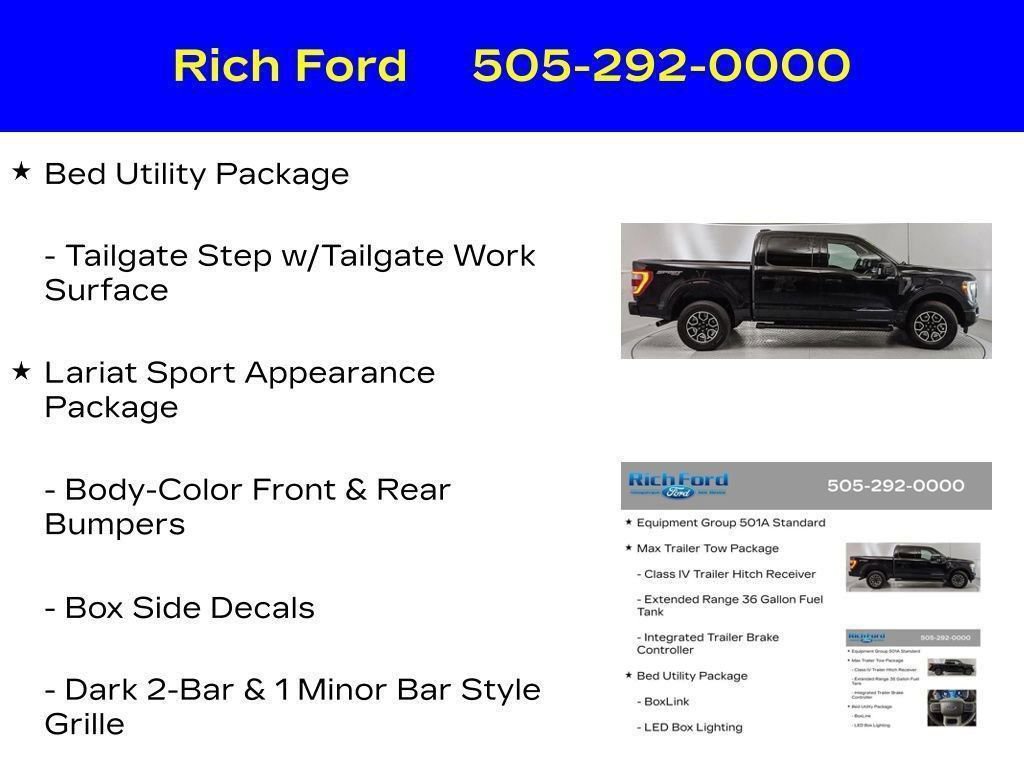 Certified 2023 Ford F150 Lariat w/ Max Trailer Tow Package AWD/4WD image 32