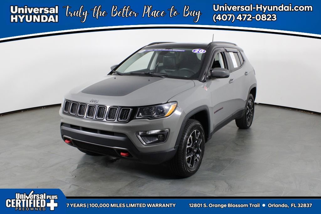 Used 2020 Jeep Compass Trailhawk w/ Leather Interior Group AWD/4WD image 1