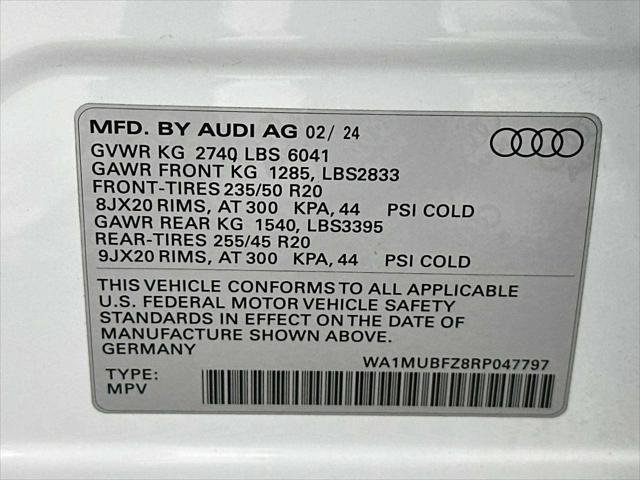 Certified 2024 Audi Q4 e-tron Prestige w/ Black Optic Package AWD/4WD image 31