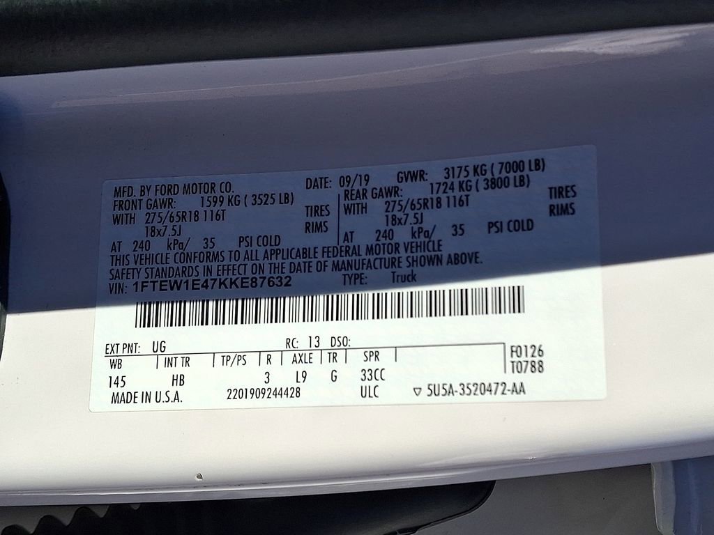 Used 2019 Ford F150 Lariat w/ Equipment Group 502A Luxury image 31