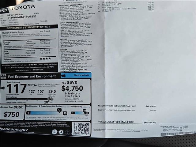 New 2026 Toyota bZ Woodland AWD/4WD image 17