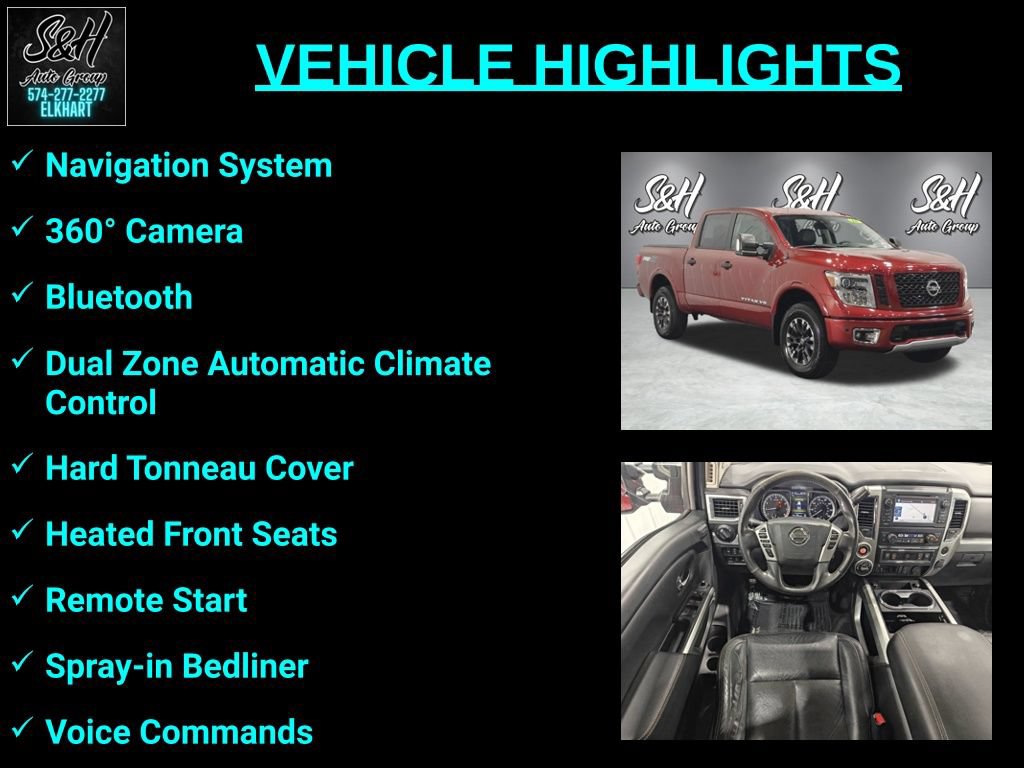 Used 2018 Nissan Titan PRO-4X w/ Pro-4x Convenience Package AWD/4WD image 3