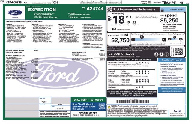 New 2026 Ford Expedition Platinum AWD/4WD image 24