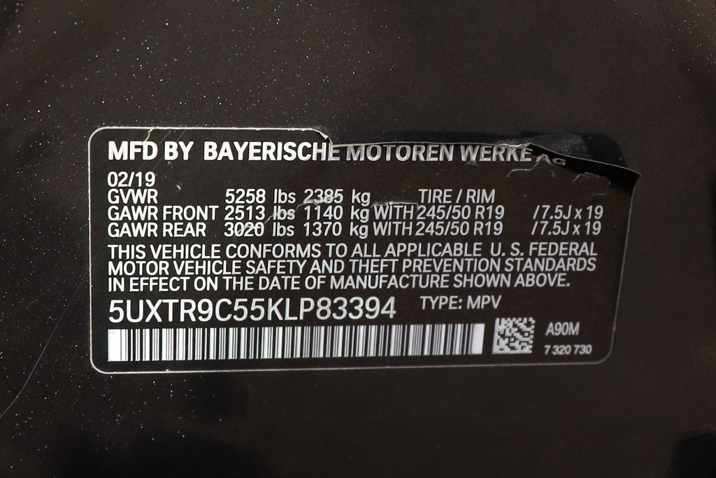 Used 2019 BMW X3 xDrive30i w/ Driving Assistance Package image 29