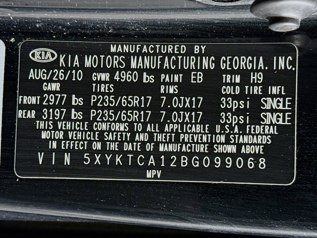 Used 2011 Kia Sorento LX image 28