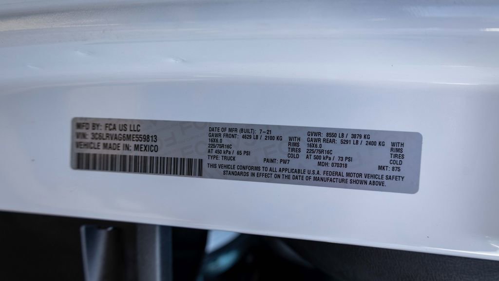 Used 2021 RAM ProMaster 1500 image 19