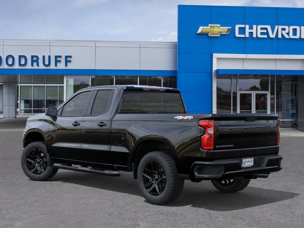 New 2026 Chevrolet Silverado 1500 Custom w/ Turbomax Blackout Package AWD/4WD image 3