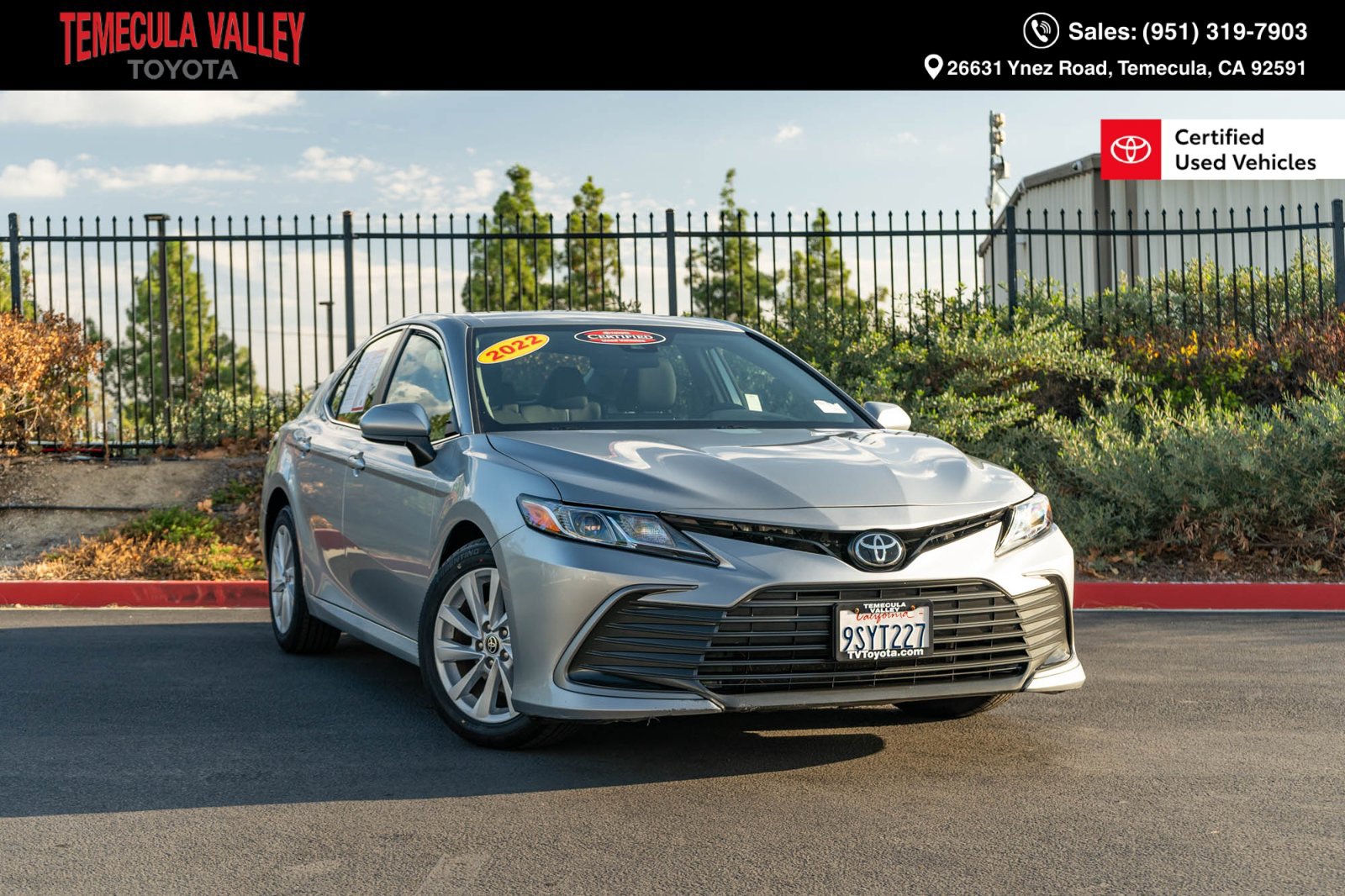 Certified 2022 Toyota Camry LE
