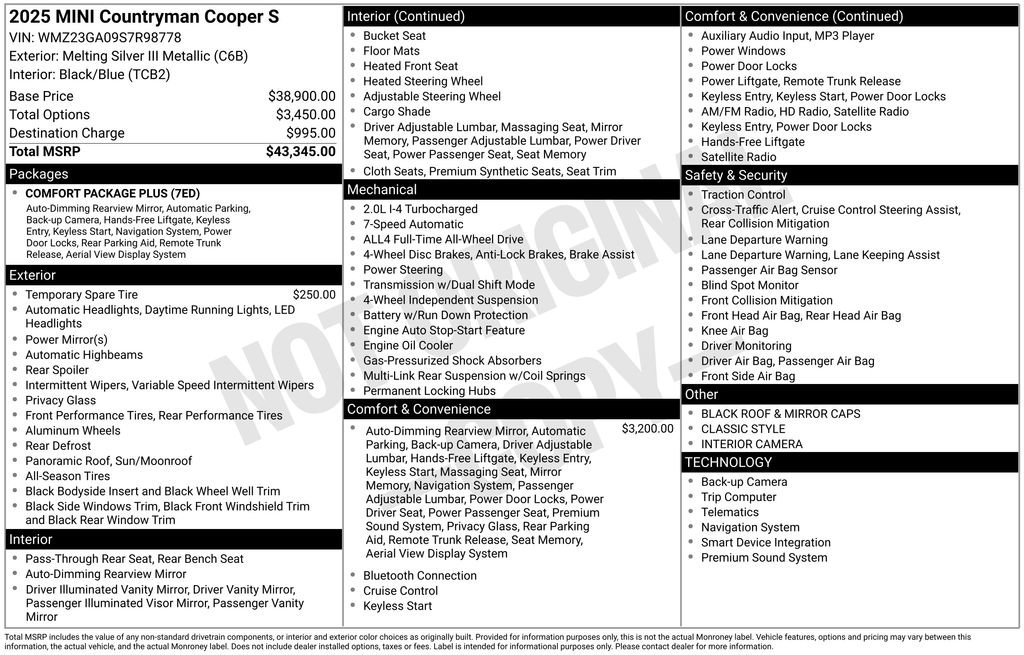 Certified 2025 MINI Cooper Countryman S image 41