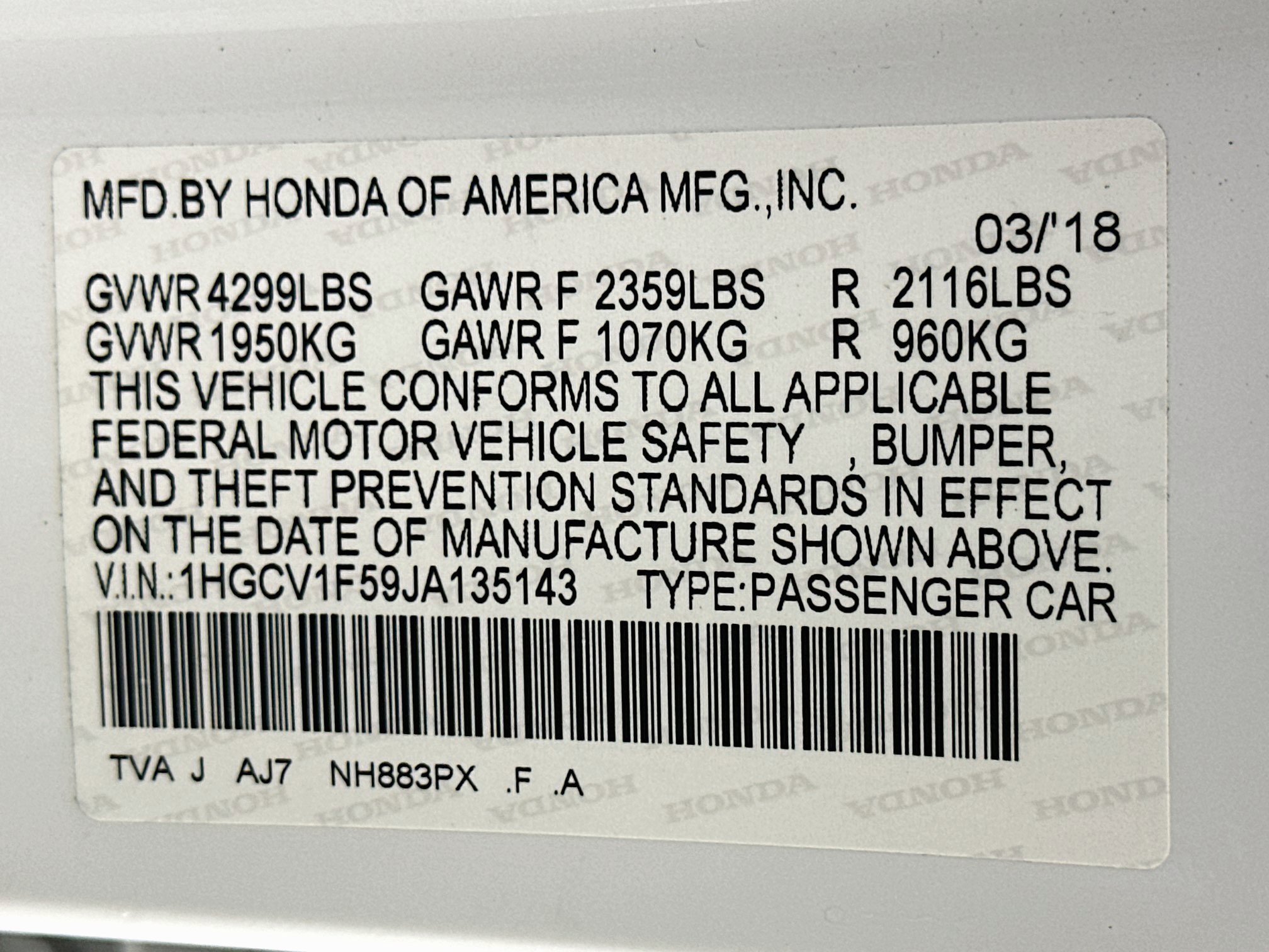 Used 2018 Honda Accord EX-L image 12