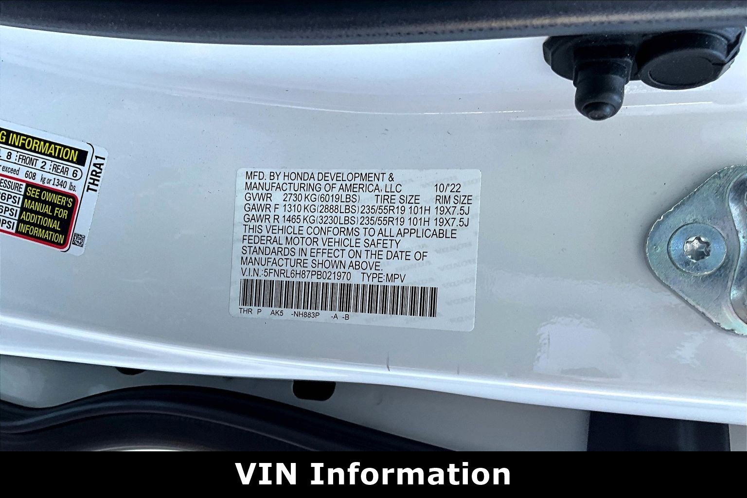 Used 2023 Honda Odyssey Touring image 18