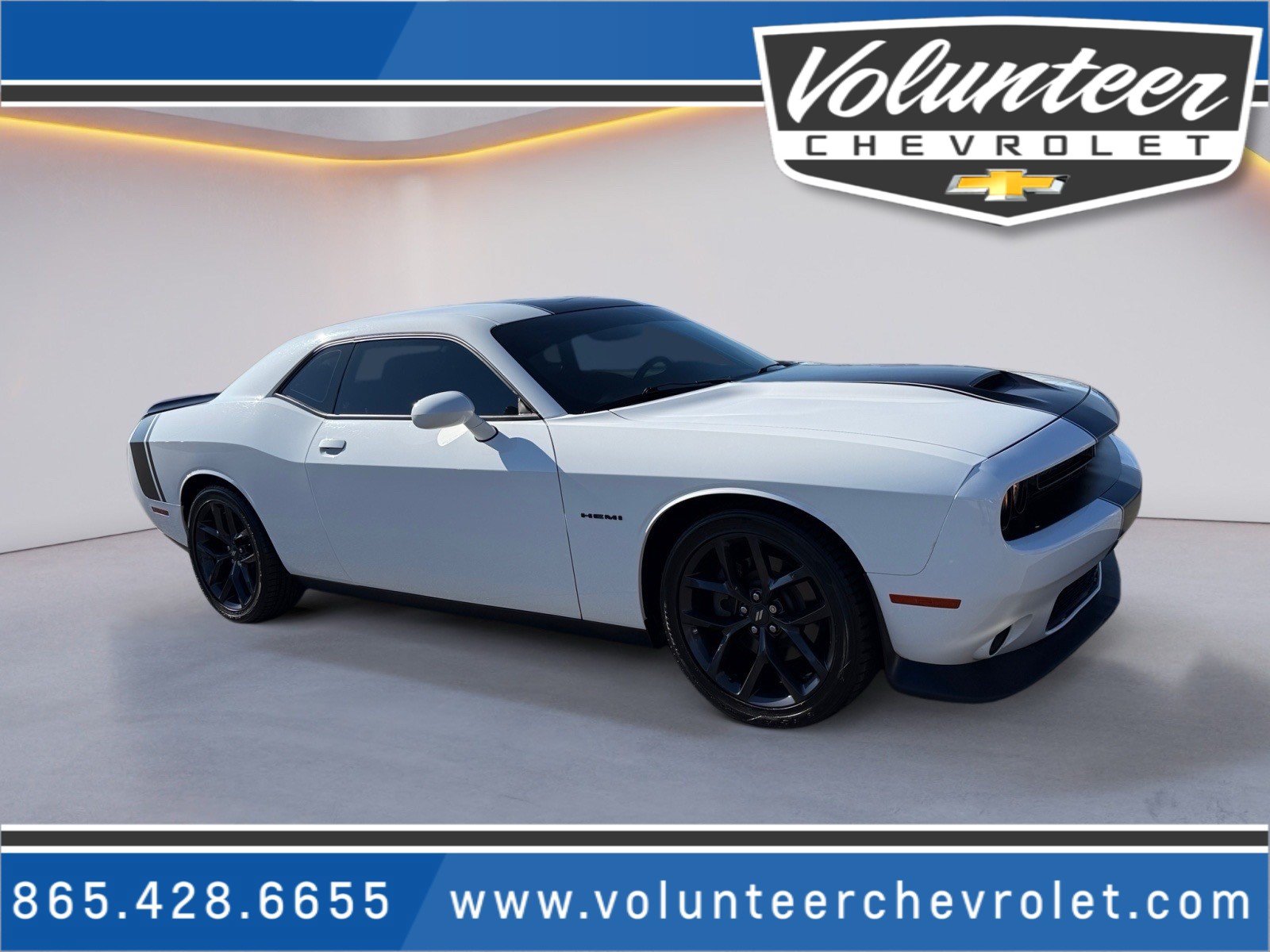 Used 2021 Dodge Challenger R/T w/ Blacktop Package RWD image 1