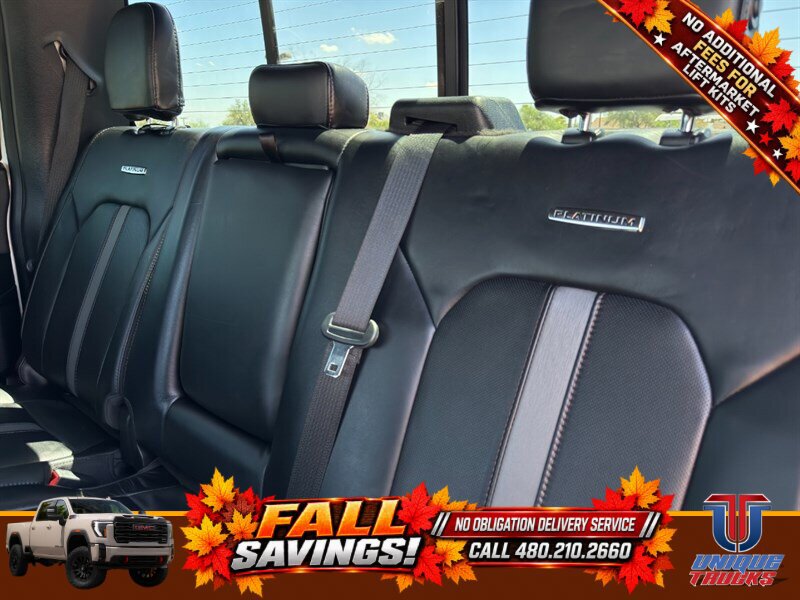 Used 2018 Ford F350 Platinum w/ Platinum Ultimate Package AWD/4WD image 25