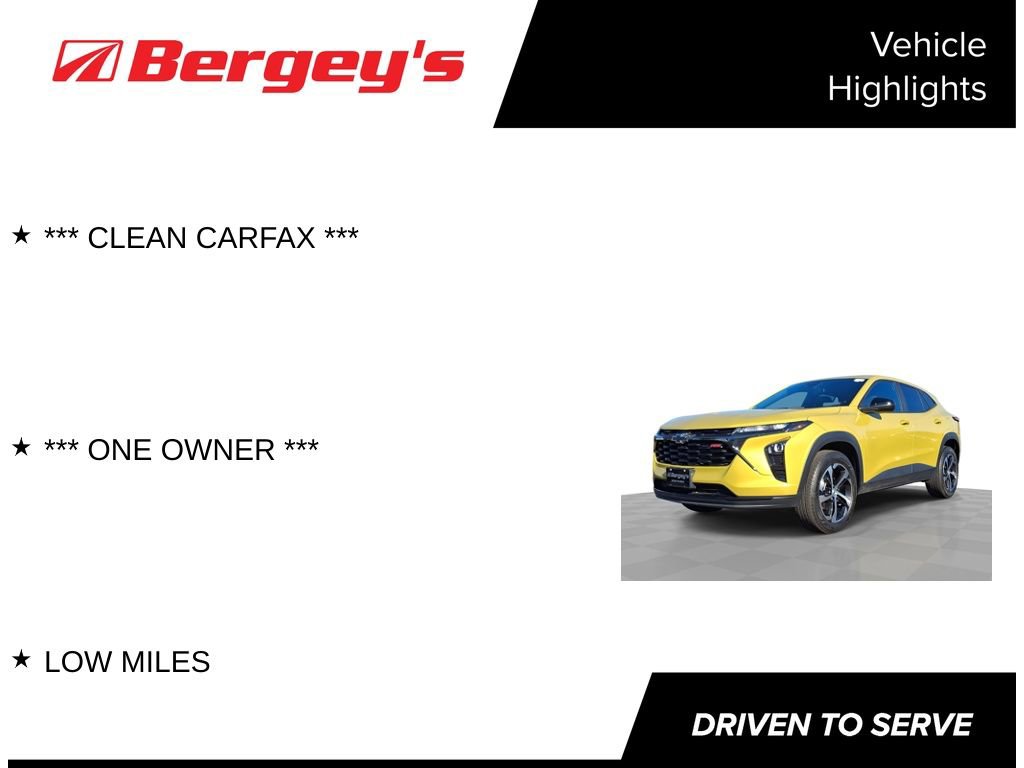 Certified 2024 Chevrolet Trax RS w/ Driver Confidence Package image 4