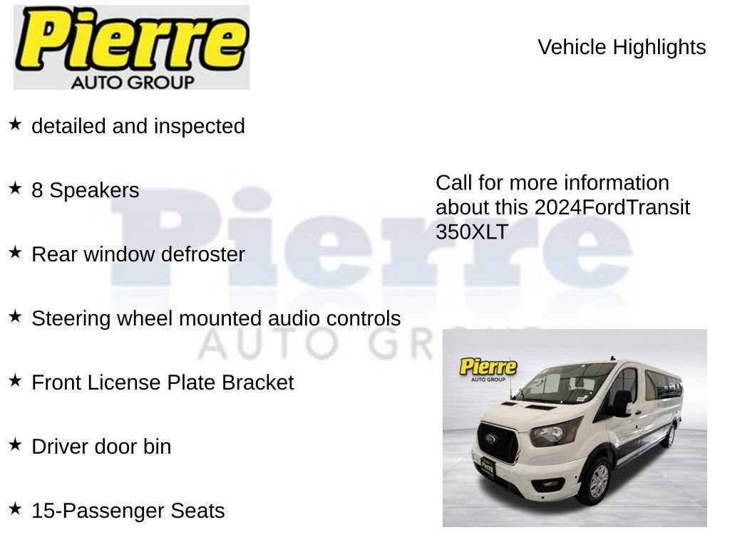 Used 2024 Ford Transit 350 XLT RWD image 7