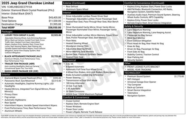 Certified 2025 Jeep Grand Cherokee Limited w/ Luxury Tech Group II image 64