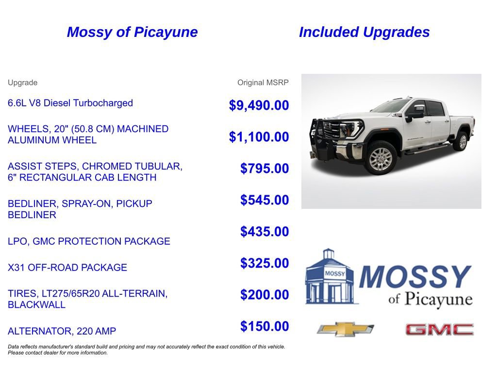 Used 2024 GMC Sierra 2500 SLT w/ LPO, GMC Protection Package image 7