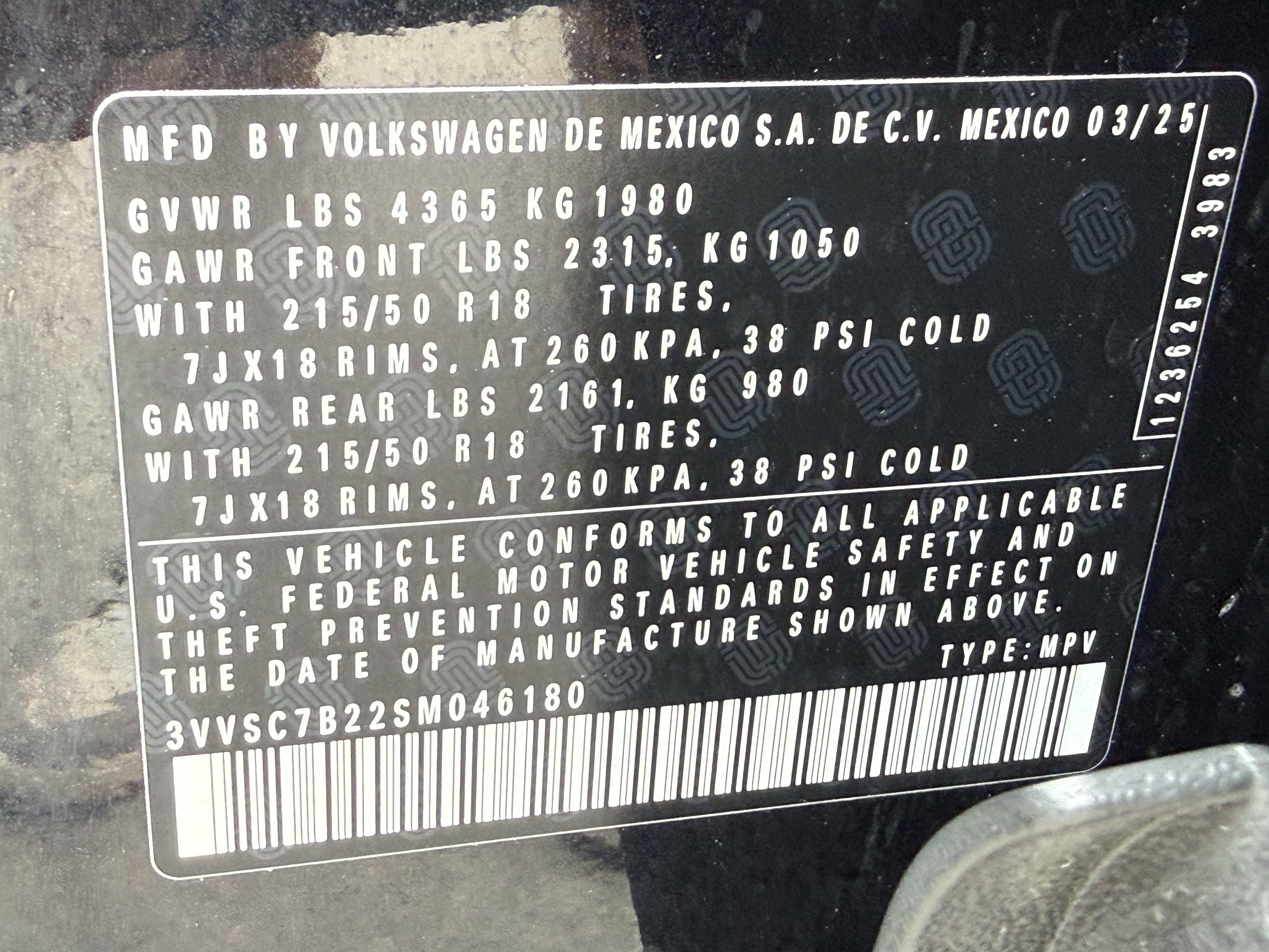 Used 2025 Volkswagen Taos SE image 33