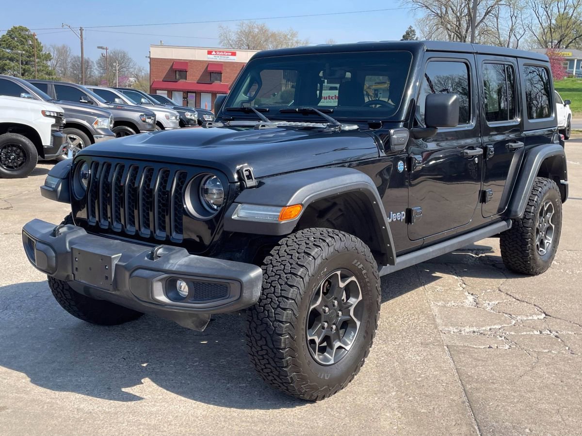 Used 2021 Jeep Wrangler Unlimited Rubicon 4xe w/ Safety Group AWD/4WD image 1
